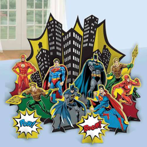 Justice League Table Decorating Kit - Click Image to Close